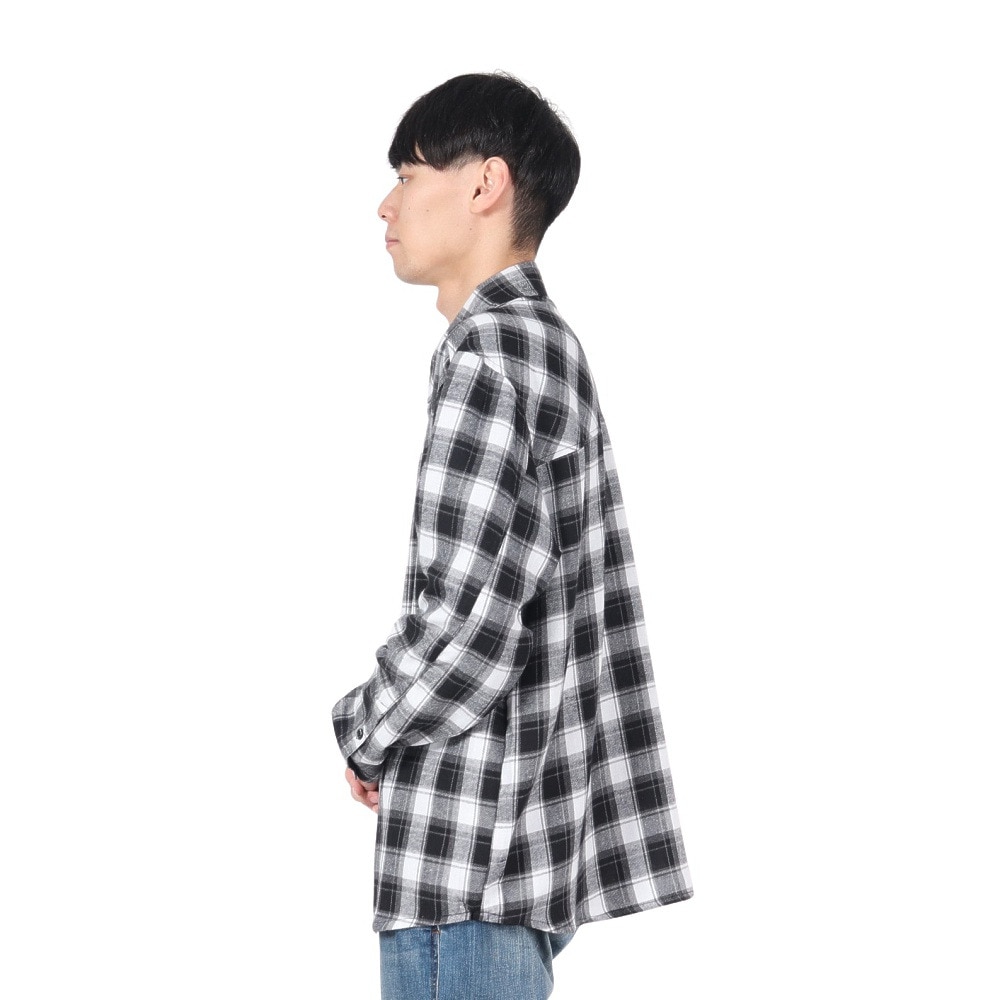 リーフ（REEF）（メンズ）フランネル ロングスリーブシャツ RFWSM2432-BLK