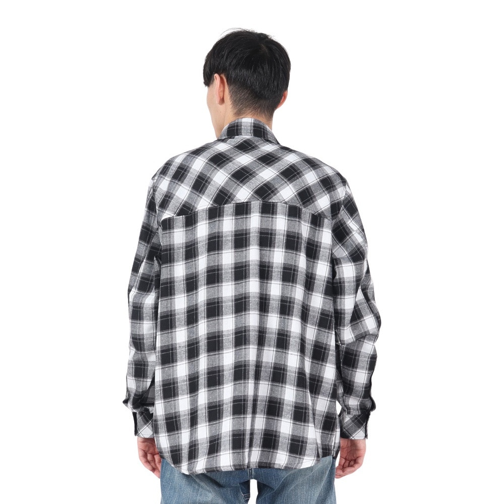 リーフ（REEF）（メンズ）フランネル ロングスリーブシャツ RFWSM2432-BLK
