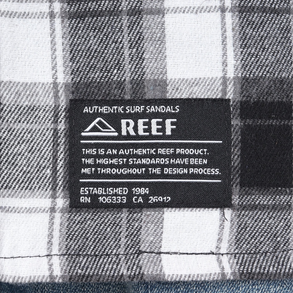 リーフ（REEF）（メンズ）フランネル ロングスリーブシャツ RFWSM2432-BLK
