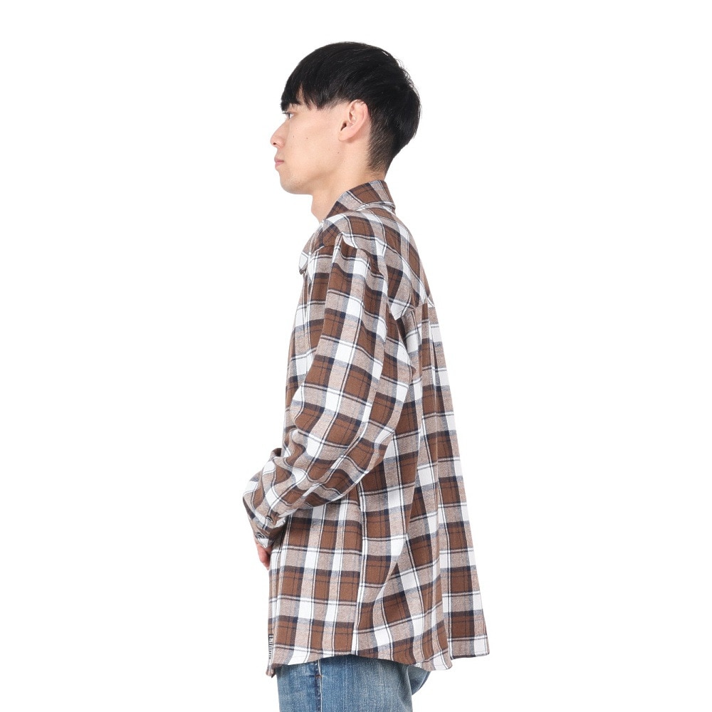 リーフ（REEF）（メンズ）フランネル ロングスリーブシャツ RFWSM2432-BRW
