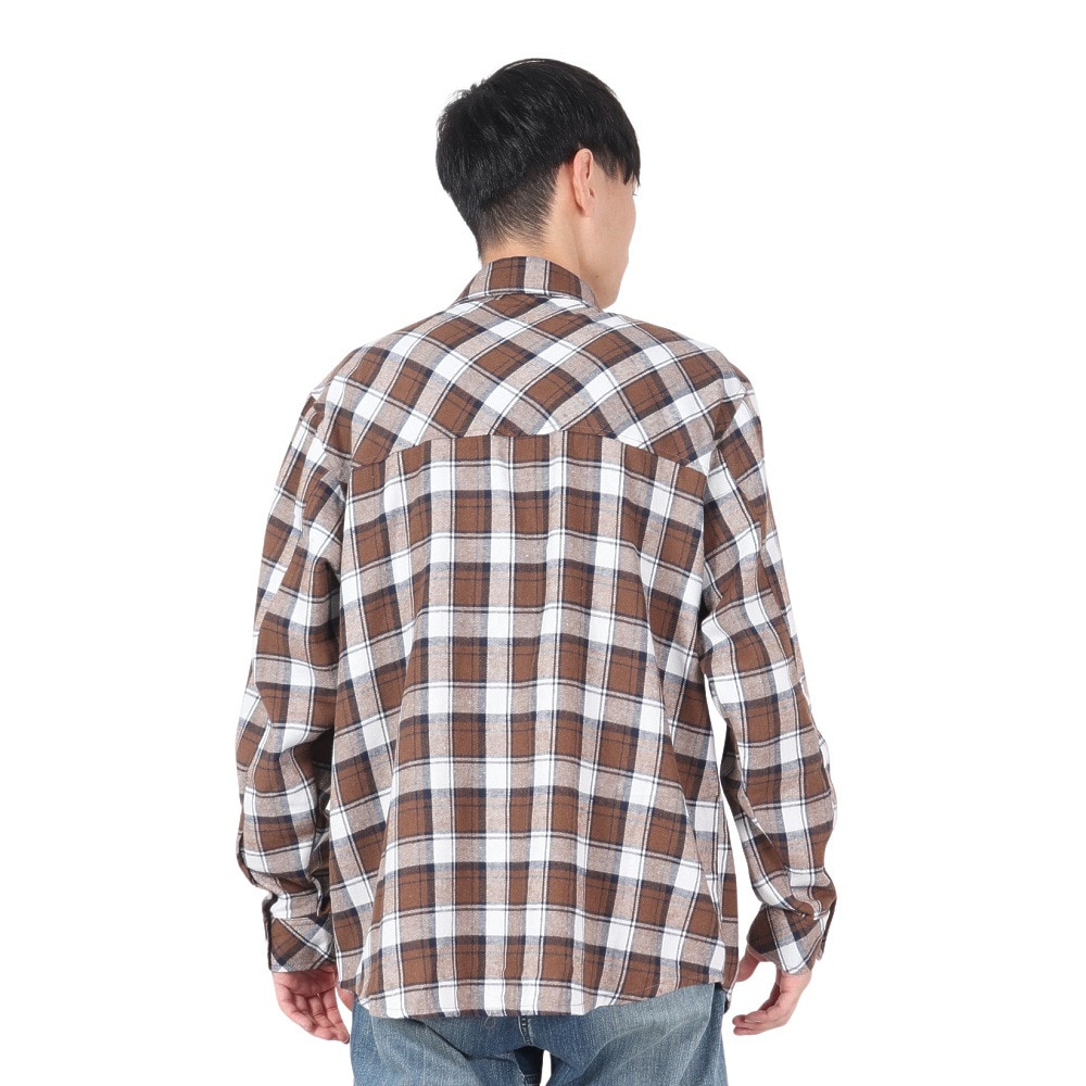 リーフ（REEF）（メンズ）フランネル ロングスリーブシャツ RFWSM2432-BRW