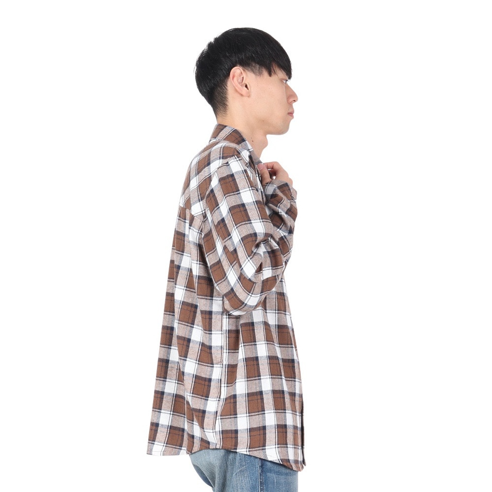 リーフ（REEF）（メンズ）フランネル ロングスリーブシャツ RFWSM2432-BRW