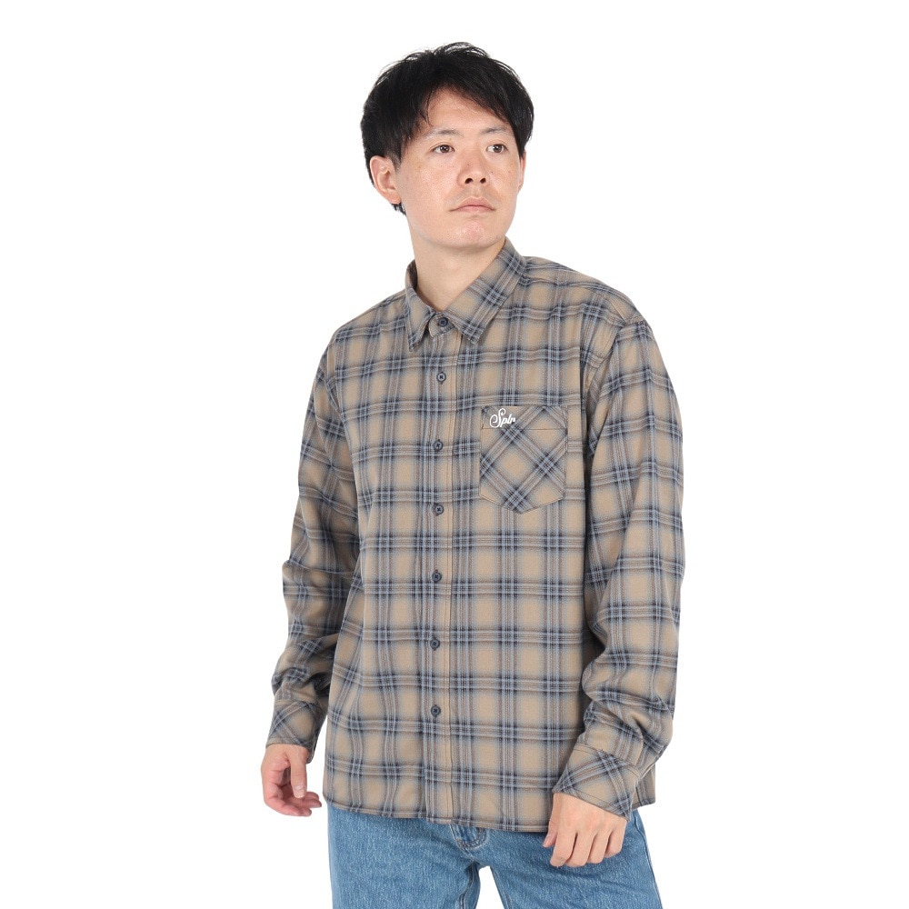 サプライヤー（SUPPLIER）（メンズ）チェック シャツ 2421-18115-00460