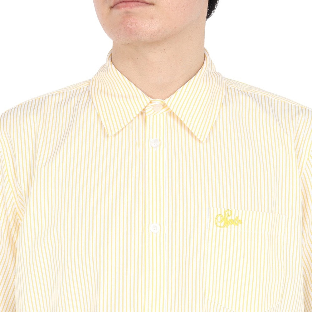 SPLR（SPLR）（メンズ）ストライプ 半袖シャツ 2511-18115-00843