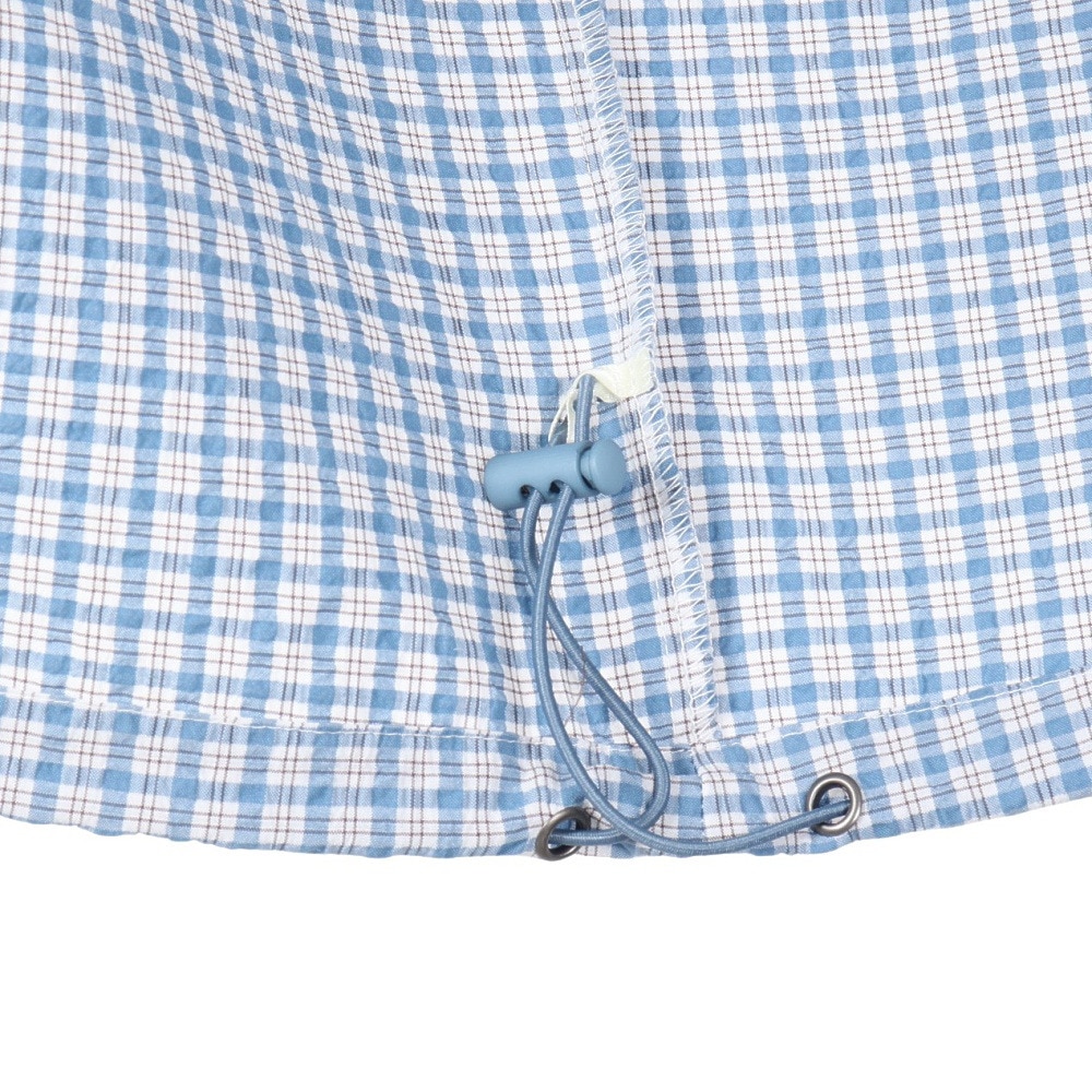 PLES MAKERS（PLES MAKERS）（メンズ）シアサッカーチェック 半袖シャツ 25555000-BLU