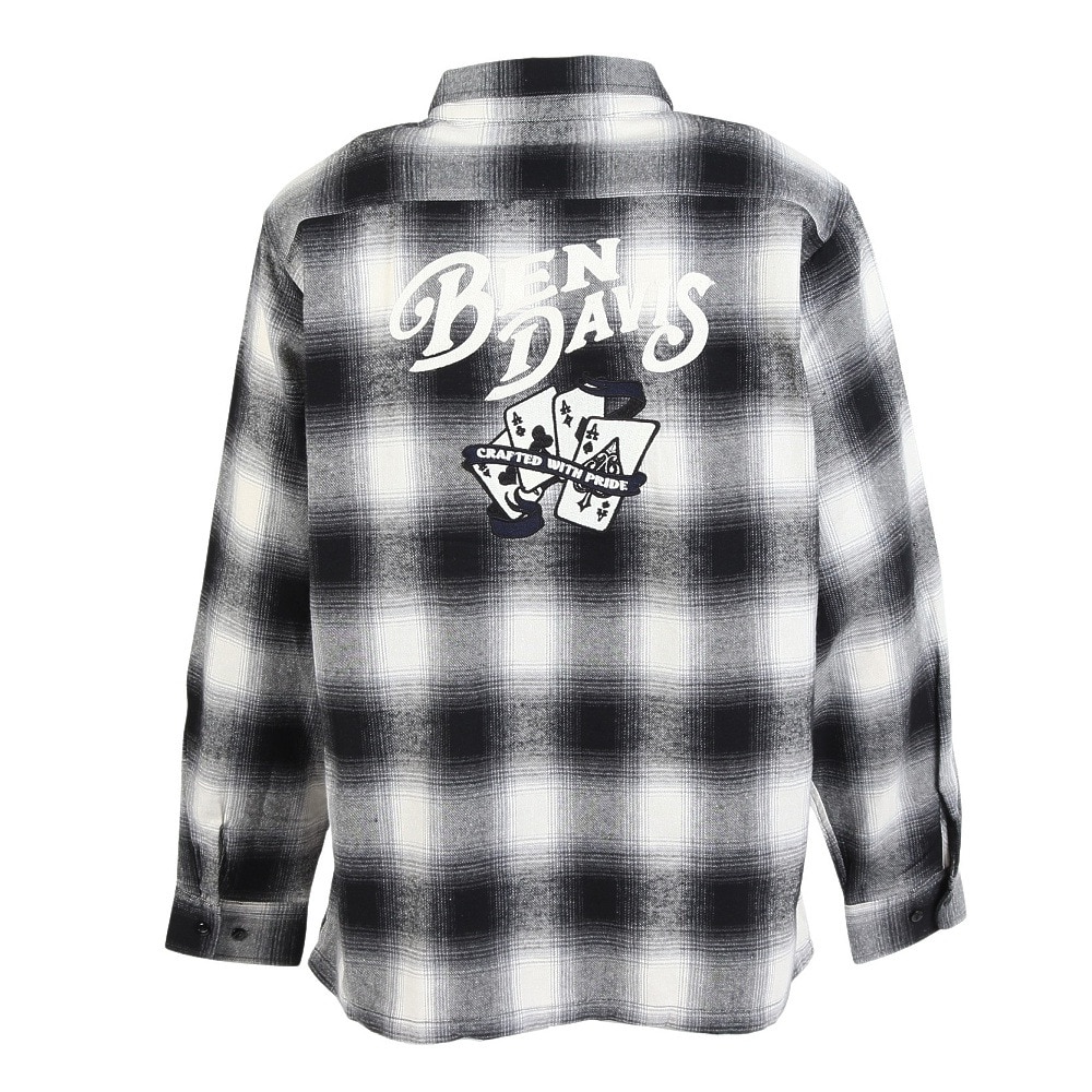 ベンデイビス（BEN DAVIS）（メンズ）オンブレ チェック 刺繍