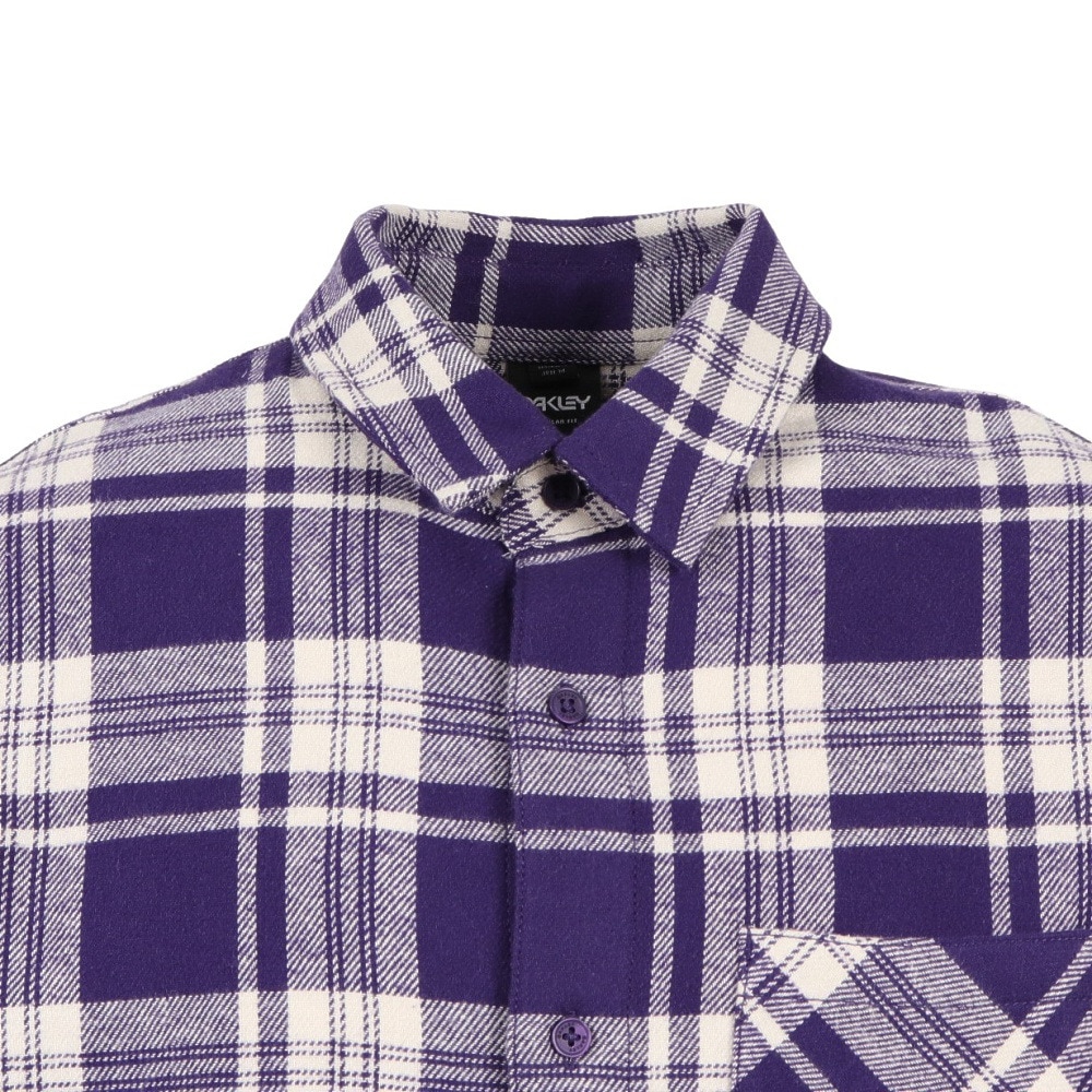 オークリー（OAKLEY）（メンズ）PODIUM PLAID 長袖 フランネルシャツ FOA402573-9MX