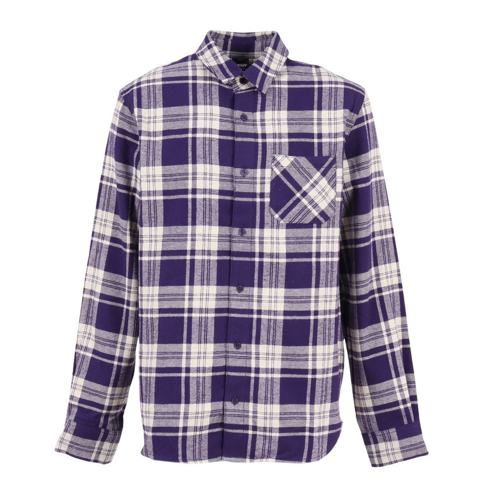 オークリー（OAKLEY）（メンズ）PODIUM PLAID 長袖 フランネルシャツ FOA402573-9MX