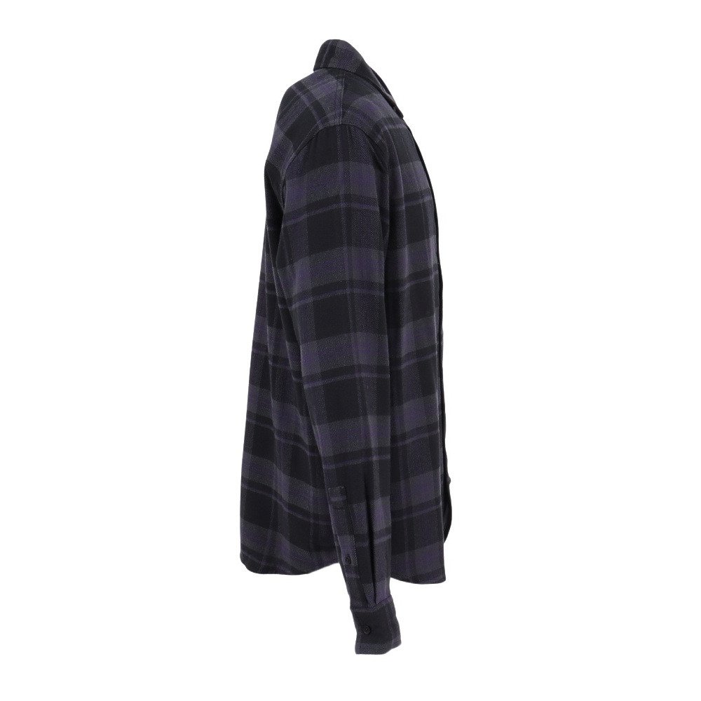 PODIUM PLAID 長袖 フランネルシャツ FOA402573-9QX 4