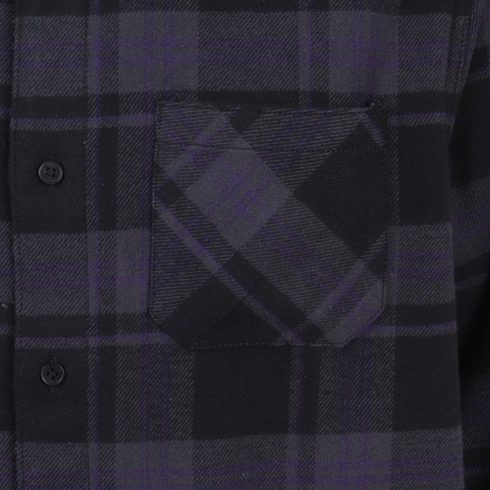 PODIUM PLAID 長袖 フランネルシャツ FOA402573-9QX 10