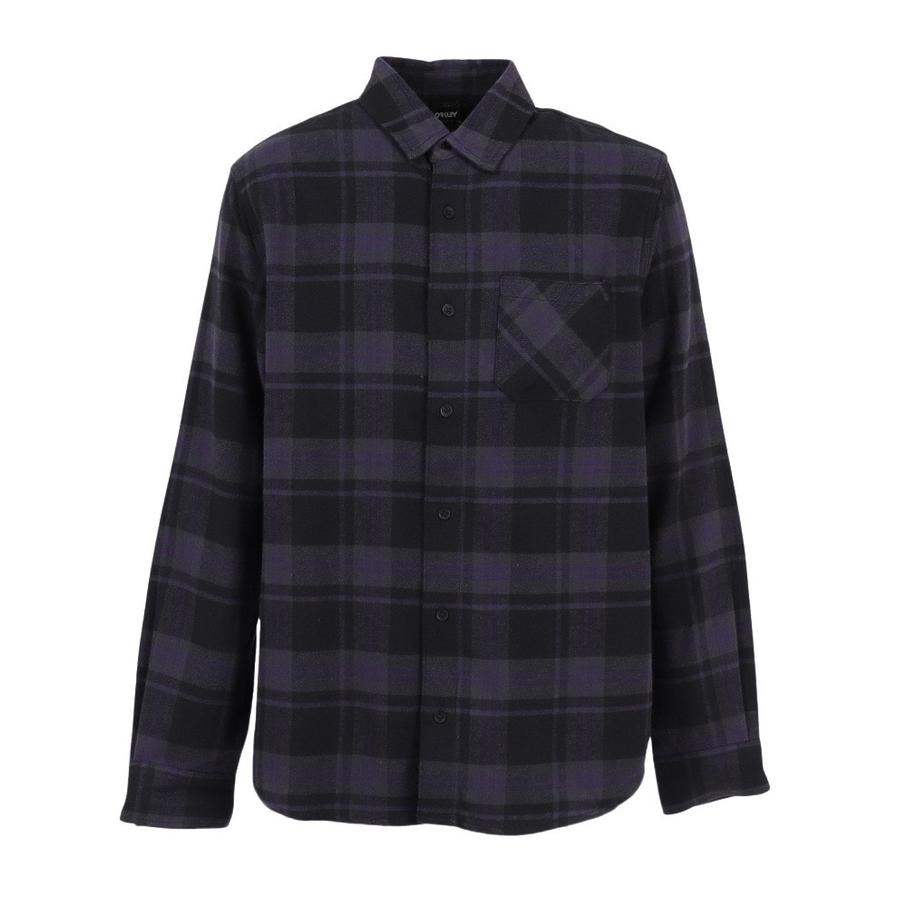 オークリー（OAKLEY）（メンズ）PODIUM PLAID 長袖 フランネルシャツ