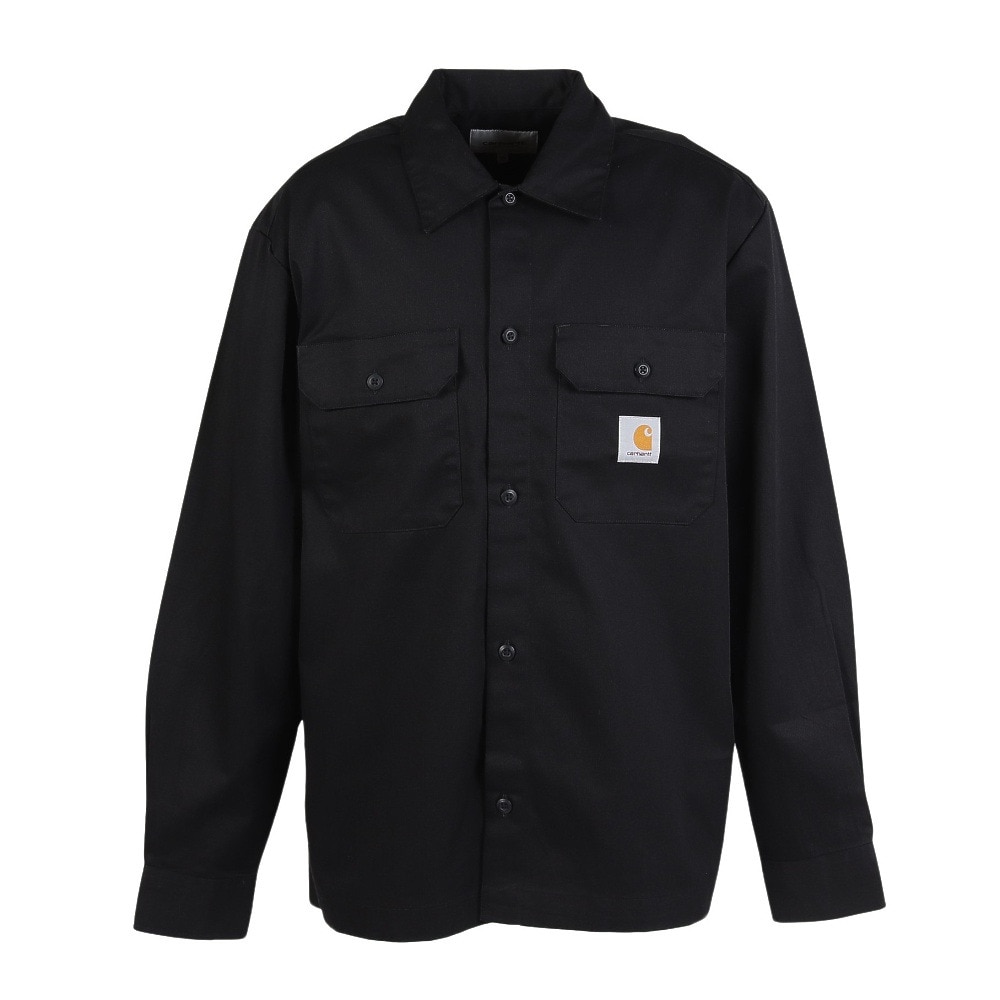 Carhartt　Yシャツ　ジップシャツ　ブラック　XLサイズ Carhartt Yシャツ ジップシャツ ブラック XLサイズ