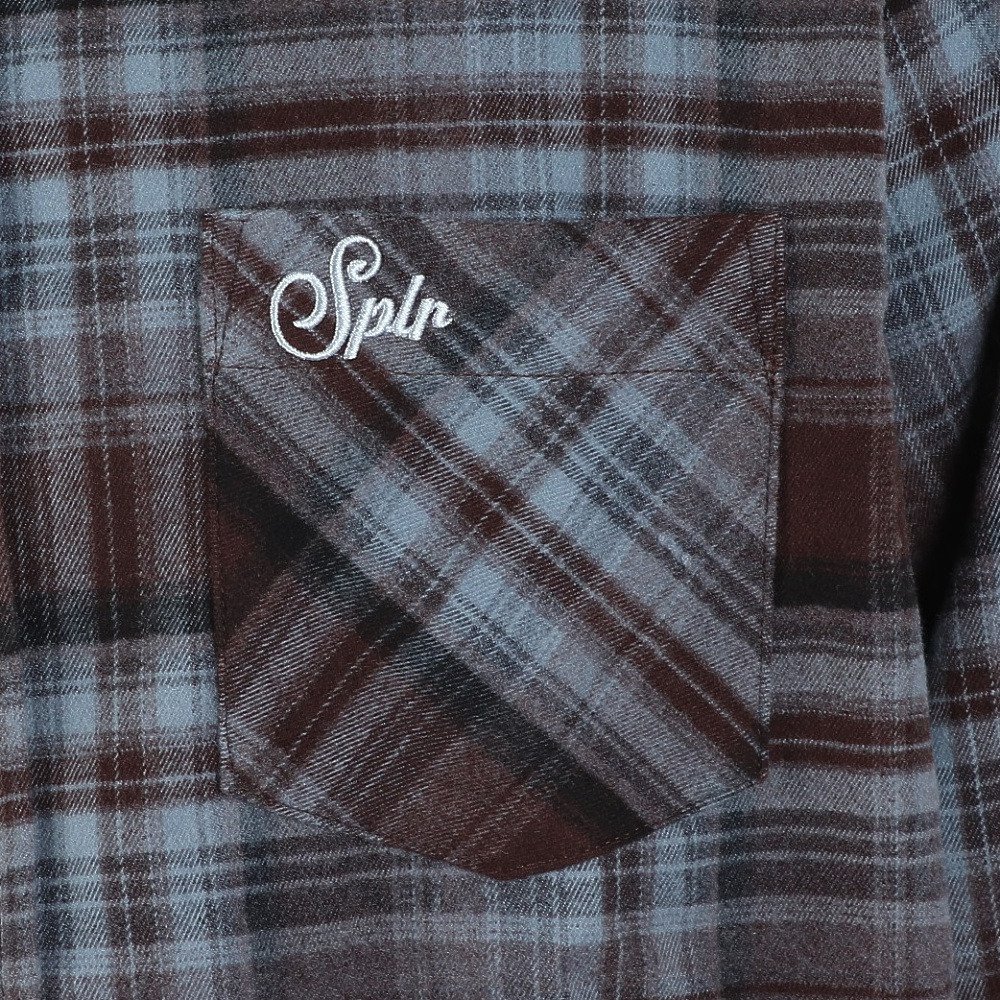 SPLR（SPLR）（メンズ）タータンチェック Flannel 長袖シャツ 2521-18115-00620 | スポーツ用品はスーパースポーツゼビオ