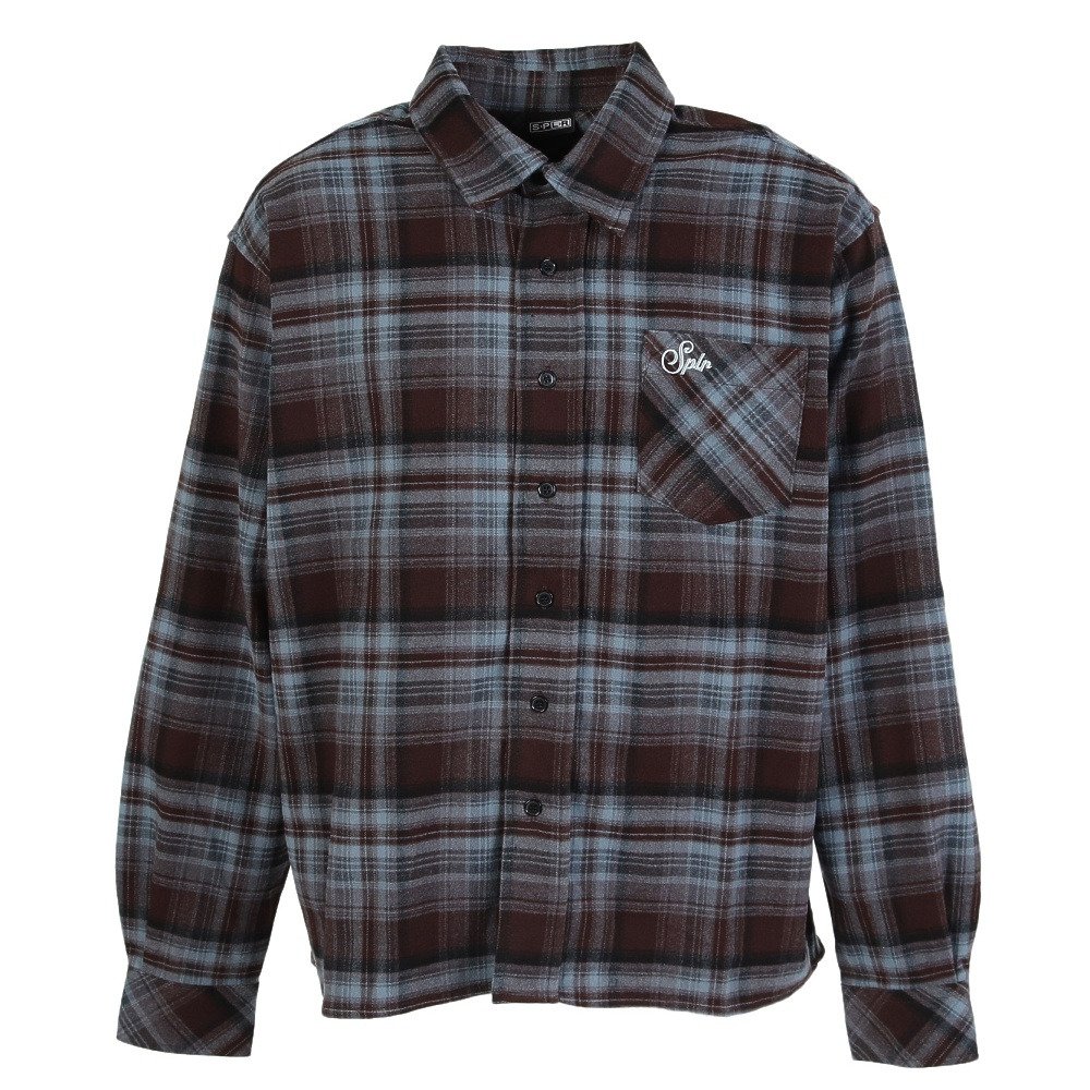 SPLR（SPLR）（メンズ）タータンチェック Flannel 長袖シャツ 2521-18115-00620 | スポーツ用品はスーパースポーツゼビオ