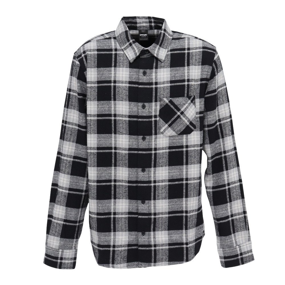 オークリー（OAKLEY）（メンズ）Podium Plaid 長袖 フランネルシャツ