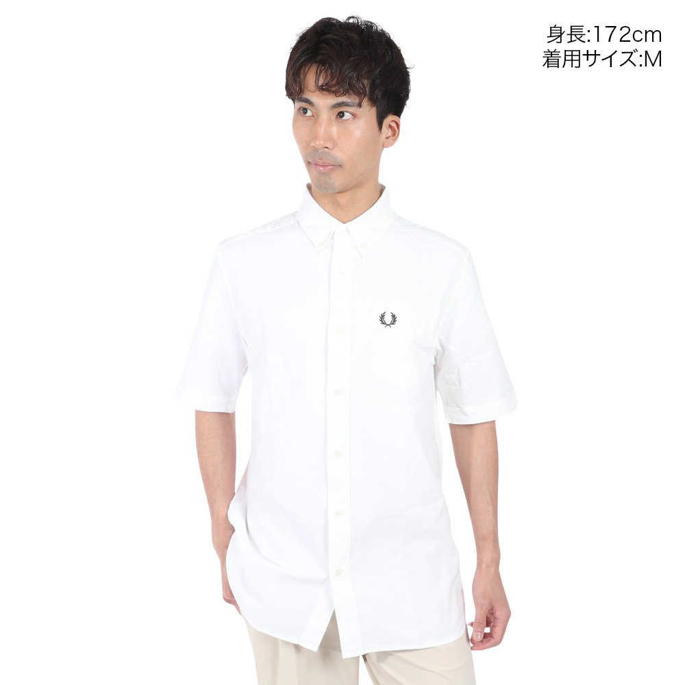 フレッドペリー（FRED PERRY）（メンズ）オックスフォードシャツ M5503-100 24SS