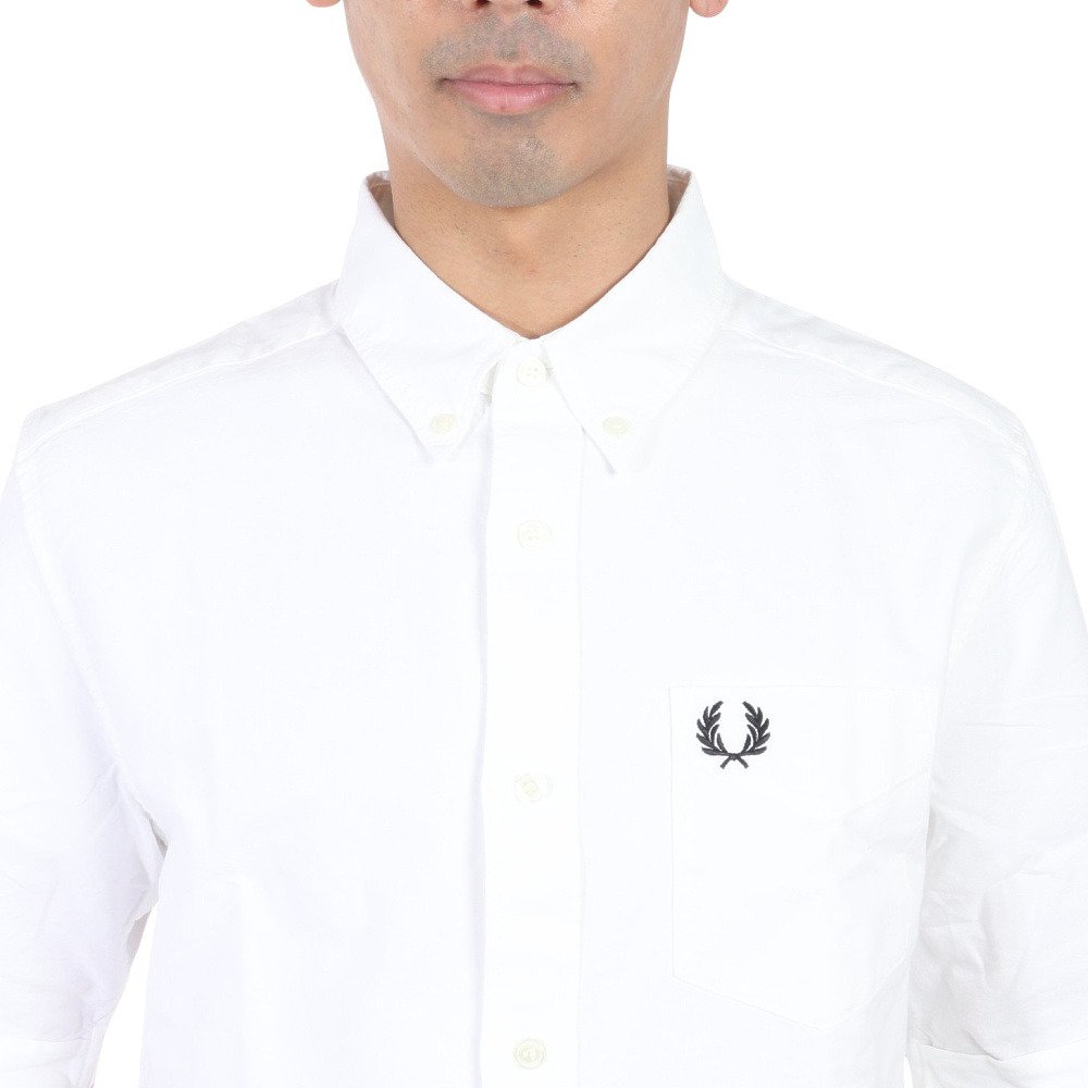 フレッドペリー（FRED PERRY）（メンズ）オックスフォードシャツ M5503-100 24SS