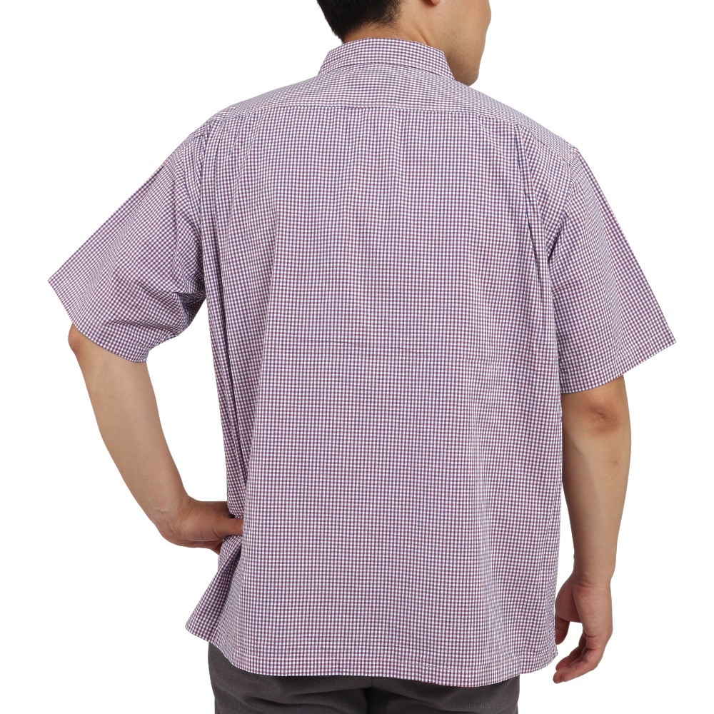エクストララージ（XLARGE）（メンズ）GINGHAM CHECK 半袖シャツ 101222014008-PINK