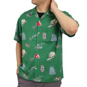 エクストララージ（XLARGE）（メンズ）GOOD TIME PATTERN 半袖シャツ 101222014009-GREEN