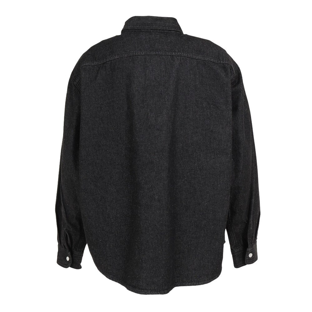 エクストララージ（メンズ）長袖デニムシャツ 101231014002-BLACK