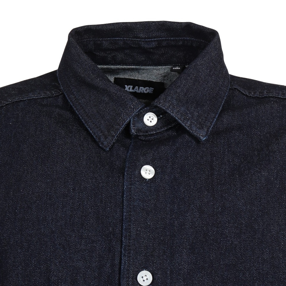 エクストララージ（XLARGE）（メンズ）長袖デニムシャツ 101231014002-INDIGO