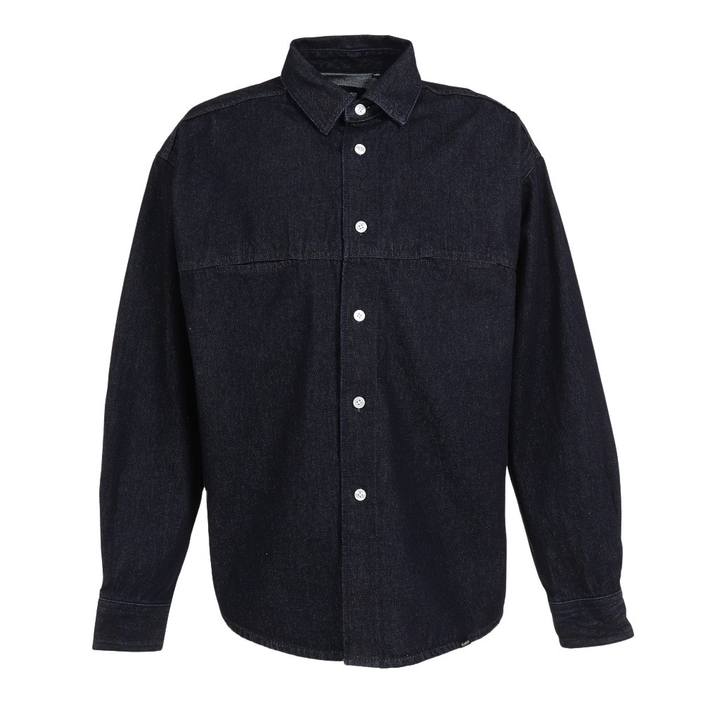 XLARGE 長袖デニムシャツ 101231014002-INDIGO L 46 ウェア