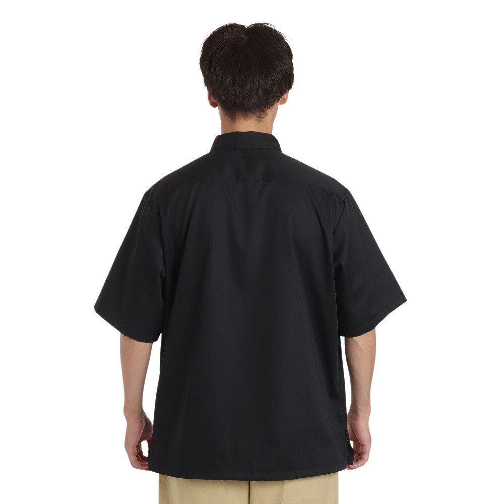 BEN DAVIS（メンズ）半袖シャツ メンズ ハーフジップ 23580030-BLK