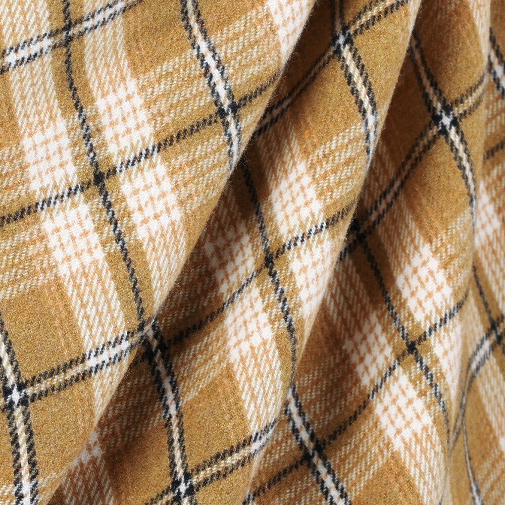 ベンデイビス（BEN DAVIS）（メンズ）HEAVY PLAID 長袖シャツ 23780028-82BEIGE