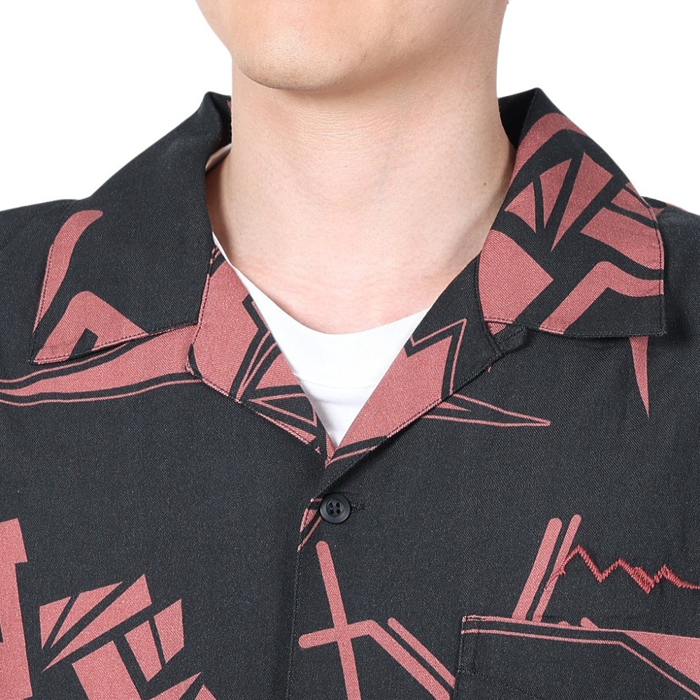 マナスタッシュ（MANASTASH）（メンズ）カタカナ マナロハシャツ 792-4123004 BLACK