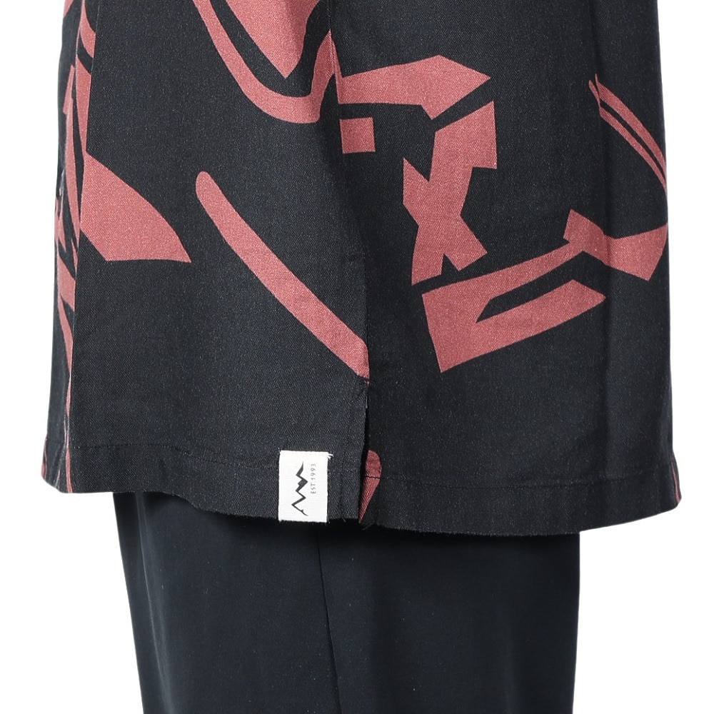 マナスタッシュ（MANASTASH）（メンズ）カタカナ マナロハシャツ 792-4123004 BLACK