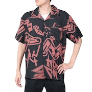 (メンズ)カタカナ マナロハシャツ 792-4123004 BLACK