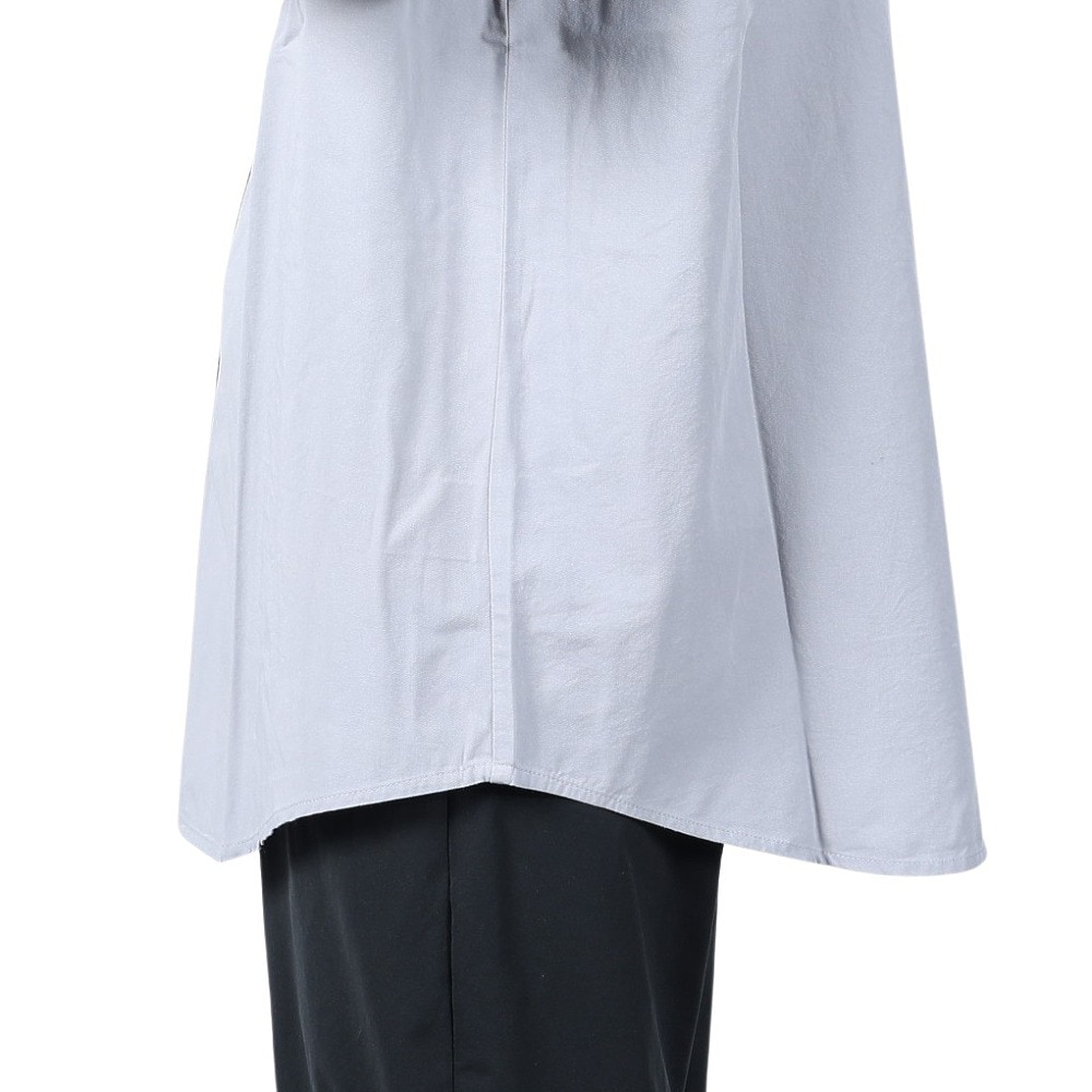 マナスタッシュ（MANASTASH）（メンズ）カレッジロゴ ベースボールシャツ 792-4123005 GREY