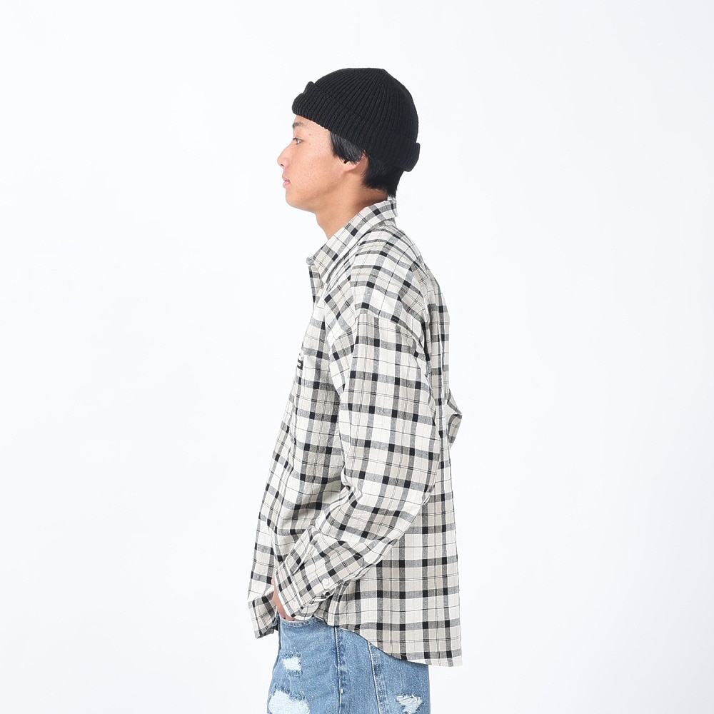 エクストララージ（XLARGE）（メンズ）PLAID 長袖シャツ 101241014001-BEIGE