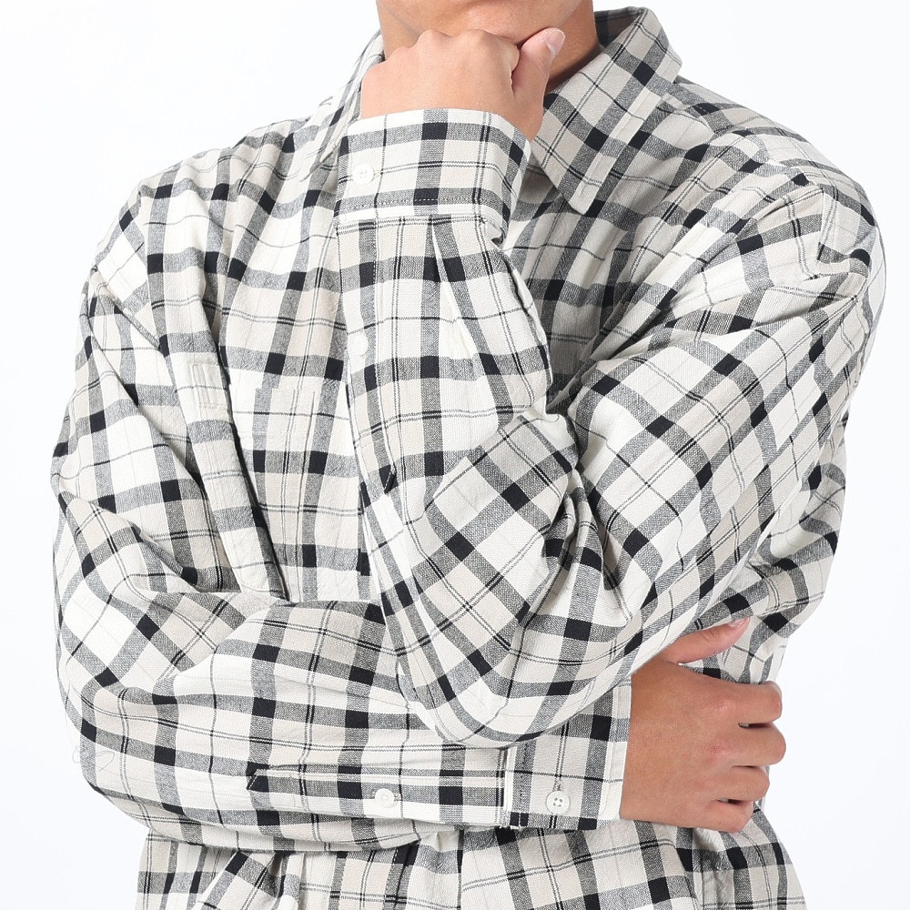 エクストララージ（XLARGE）（メンズ）PLAID 長袖シャツ 101241014001-BEIGE