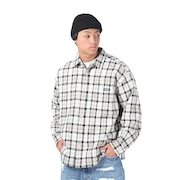 (メンズ)PLAID 長袖シャツ 101241014001-BEIGE