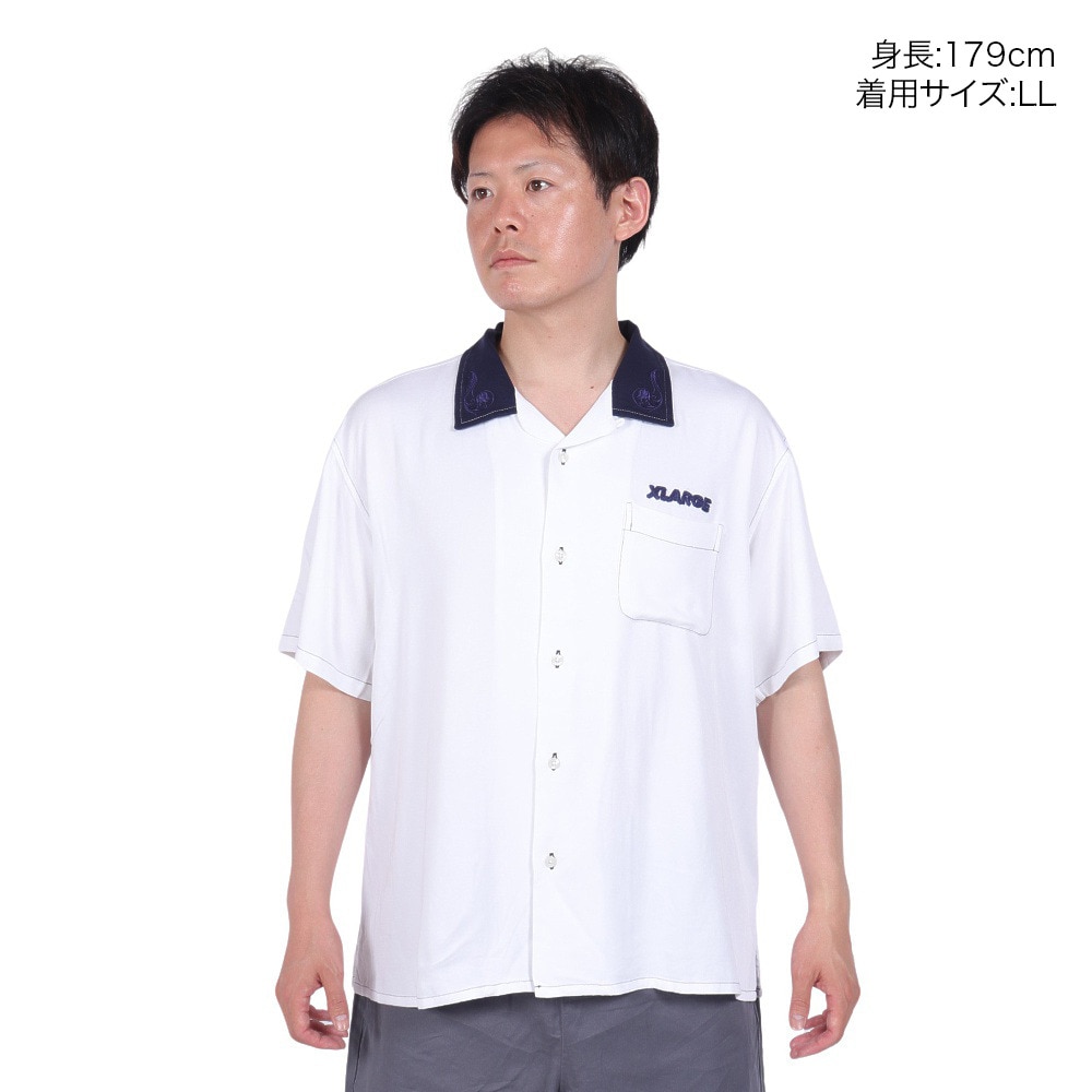 エクストララージ（XLARGE）（メンズ）OG ショートスリーブ WORK シャツ 101242014003-WHITE