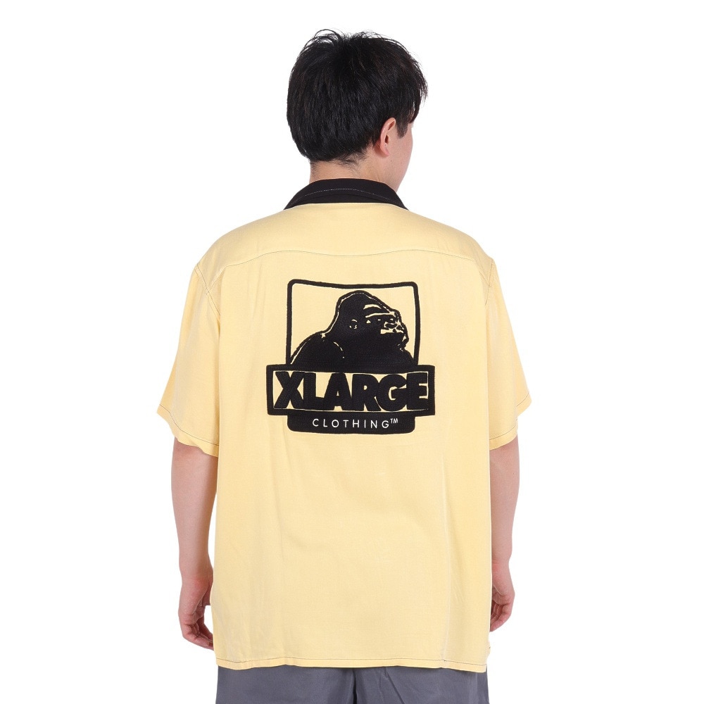 エクストララージ（XLARGE）（メンズ）OG ショートスリーブ WORK シャツ 101242014003-YELLOW