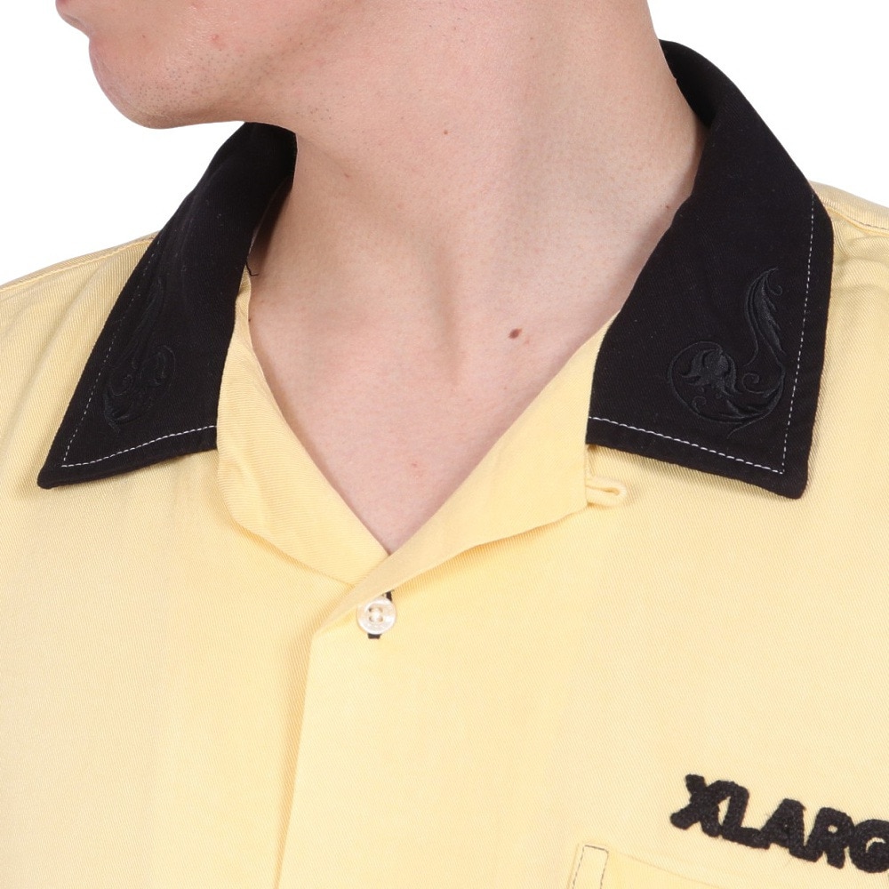 エクストララージ（XLARGE）（メンズ）OG ショートスリーブ WORK シャツ 101242014003-YELLOW