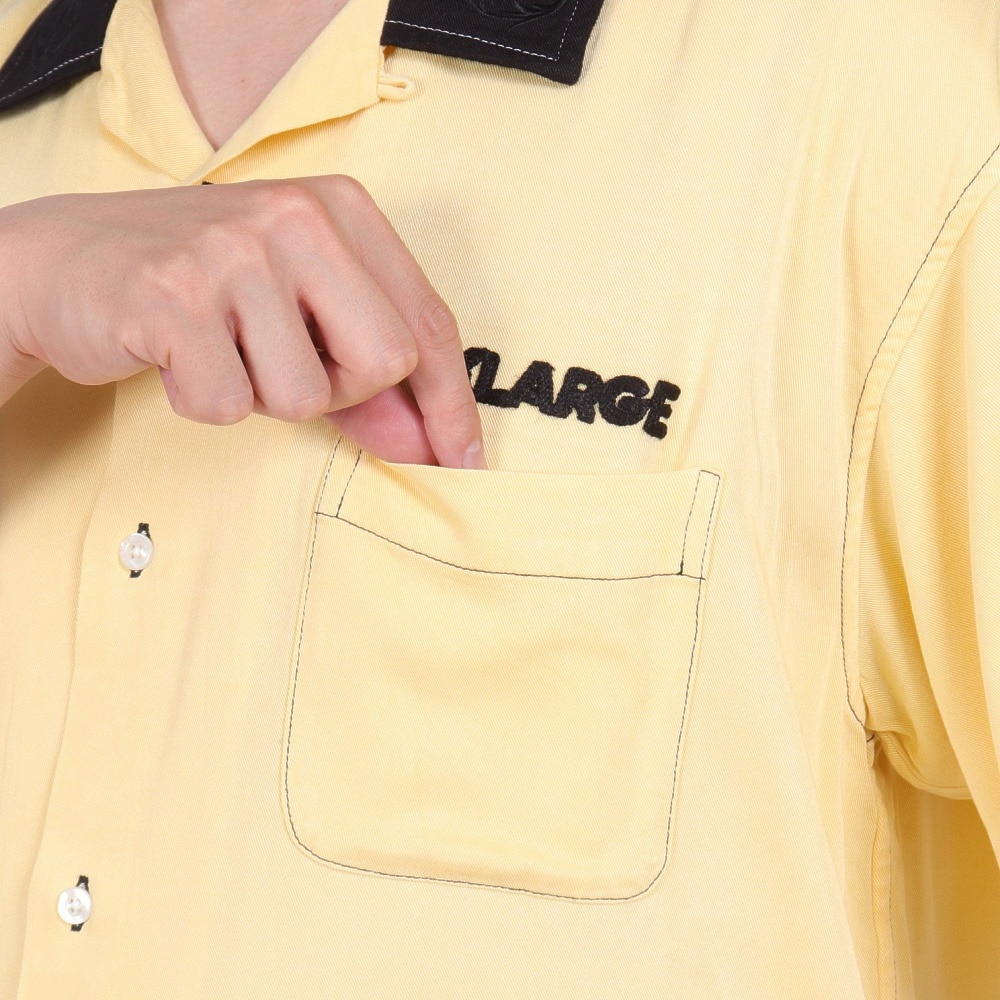 エクストララージ（XLARGE）（メンズ）OG ショートスリーブ WORK シャツ 101242014003-YELLOW