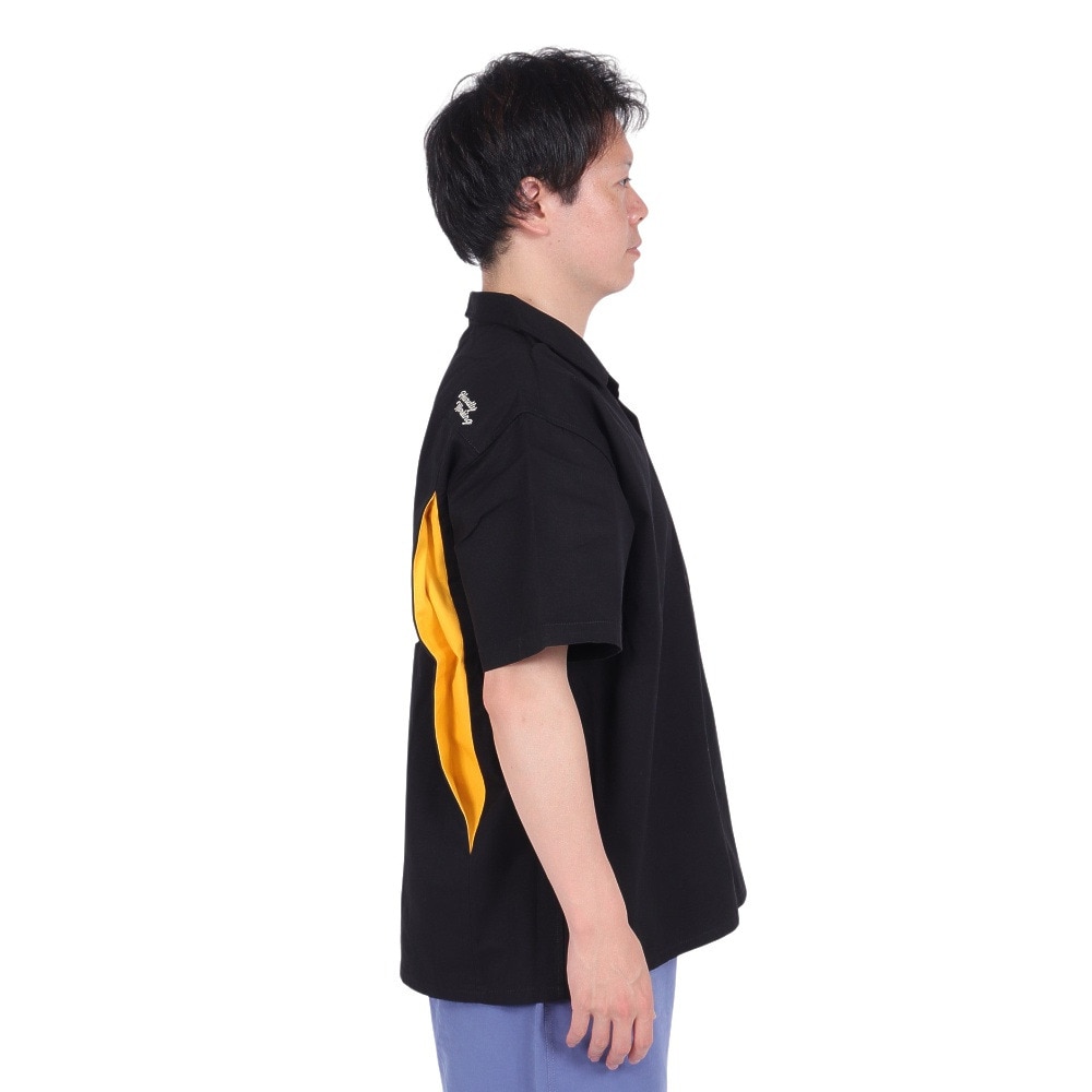 エクストララージ（XLARGE）（メンズ）LOGO WORK 半袖シャツ 101242014005-BLACK