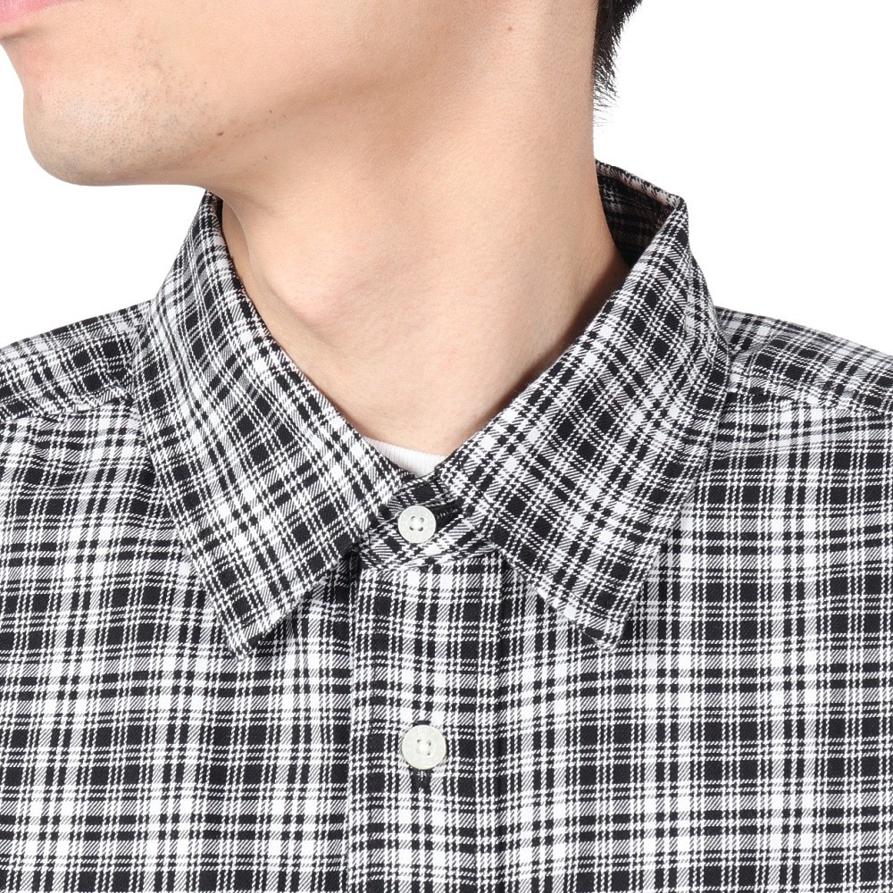 エクストララージ（XLARGE）（メンズ）PLAID ロングスリーブシャツ 101243014001-BLACK