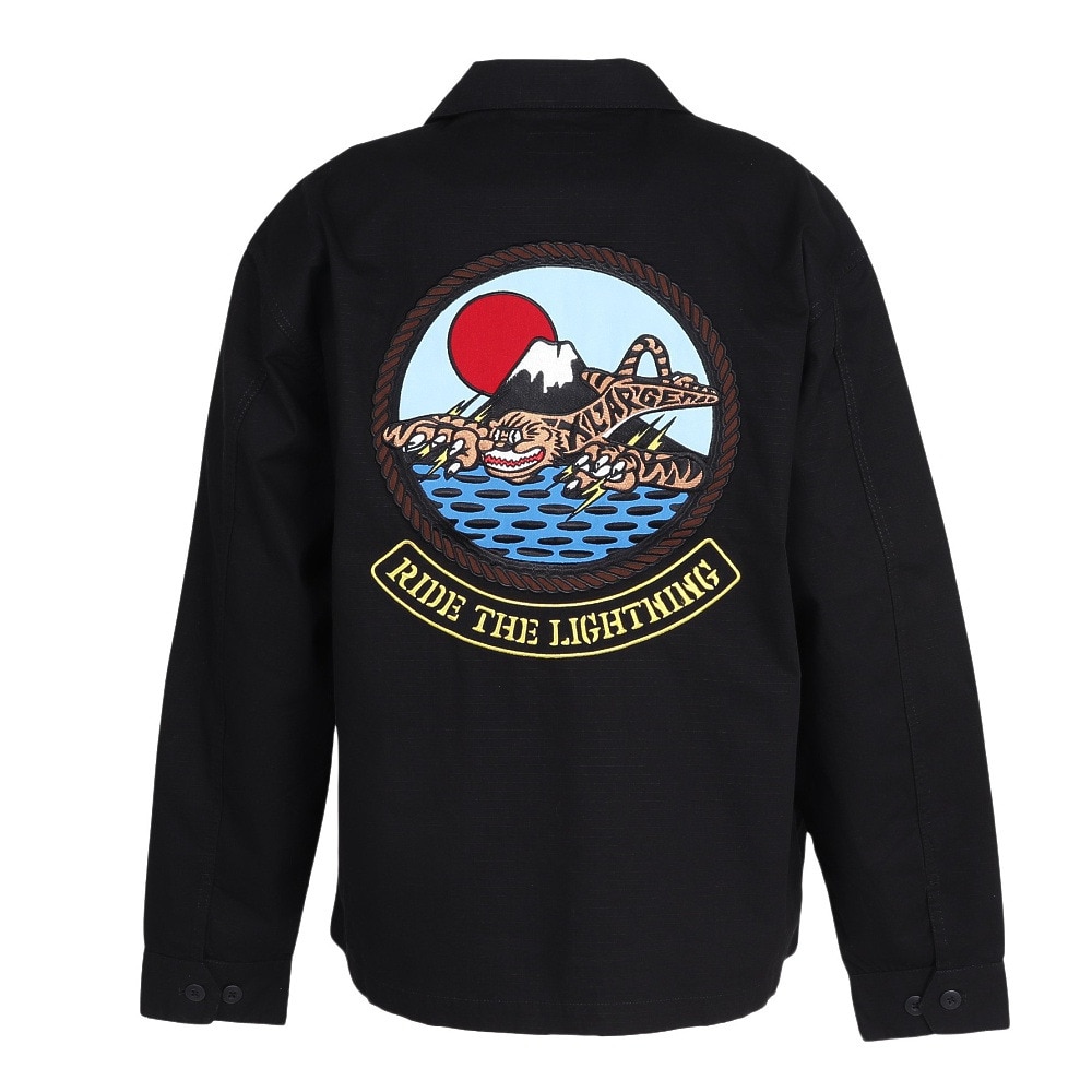 エクストララージ（XLARGE）（メンズ）RIPSTOP MILITARY シャツ 101251014001-BLACK