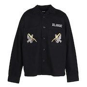 (メンズ)RIPSTOP MILITARY シャツ 101251014001-BLACK