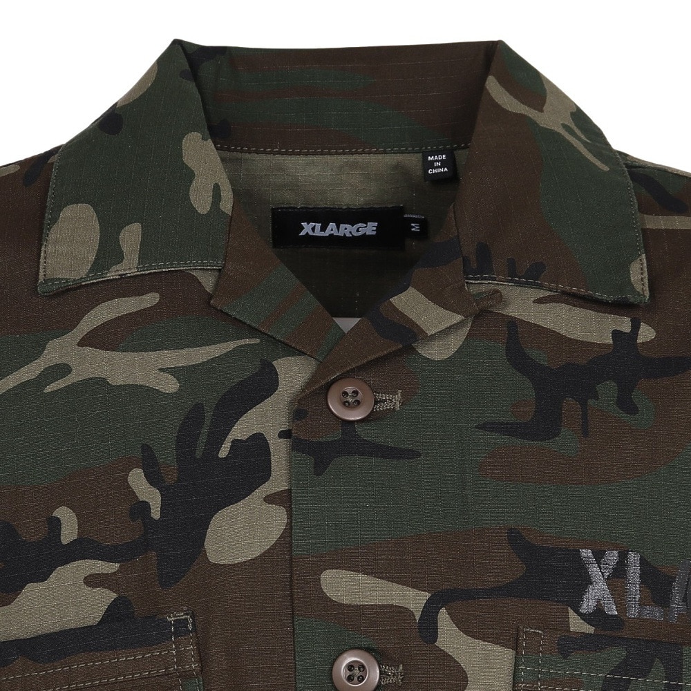 エクストララージ（XLARGE）（メンズ）RIPSTOP MILITARY シャツ 101251014001-CAMO