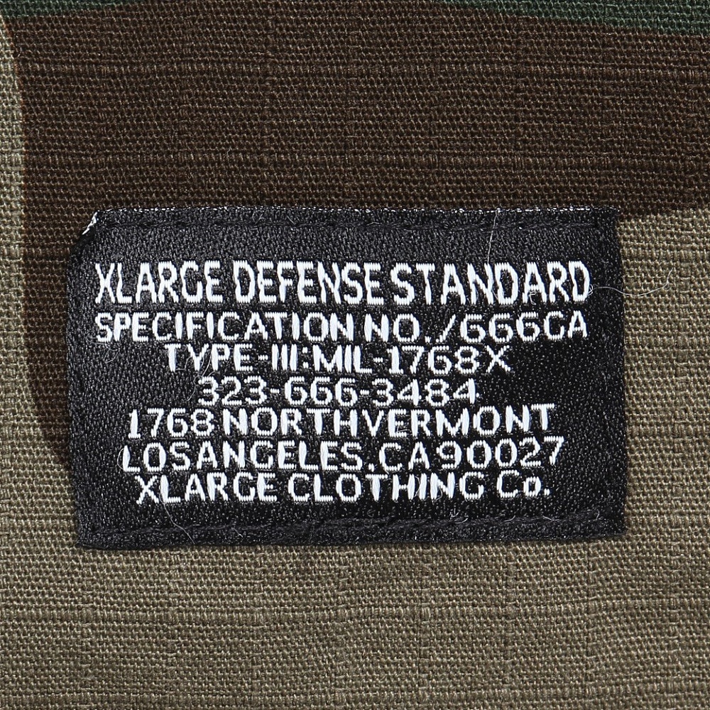 エクストララージ（XLARGE）（メンズ）RIPSTOP MILITARY シャツ 101251014001-CAMO