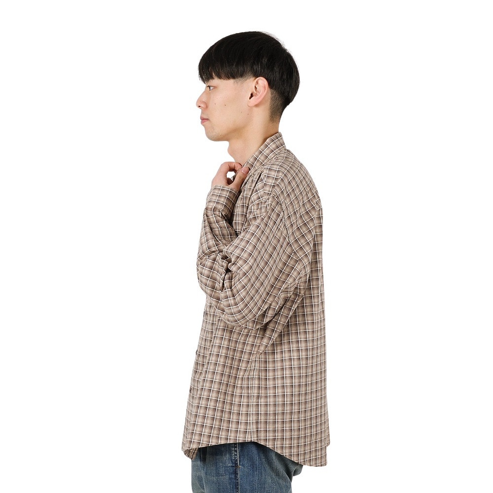 エクストララージ（XLARGE）（メンズ）PLAID 長袖 シャツ 101251014002-BEIGE