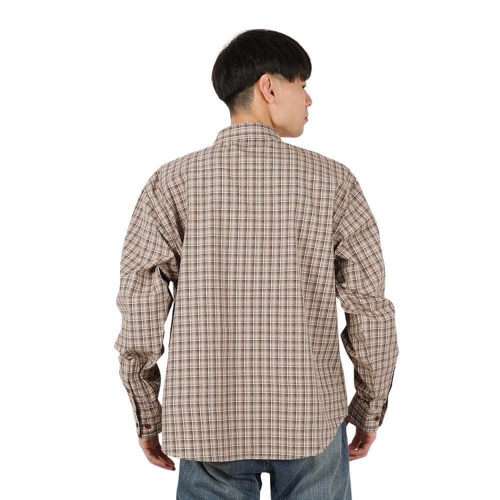 エクストララージ（XLARGE）（メンズ）PLAID 長袖 シャツ 101251014002-BEIGE