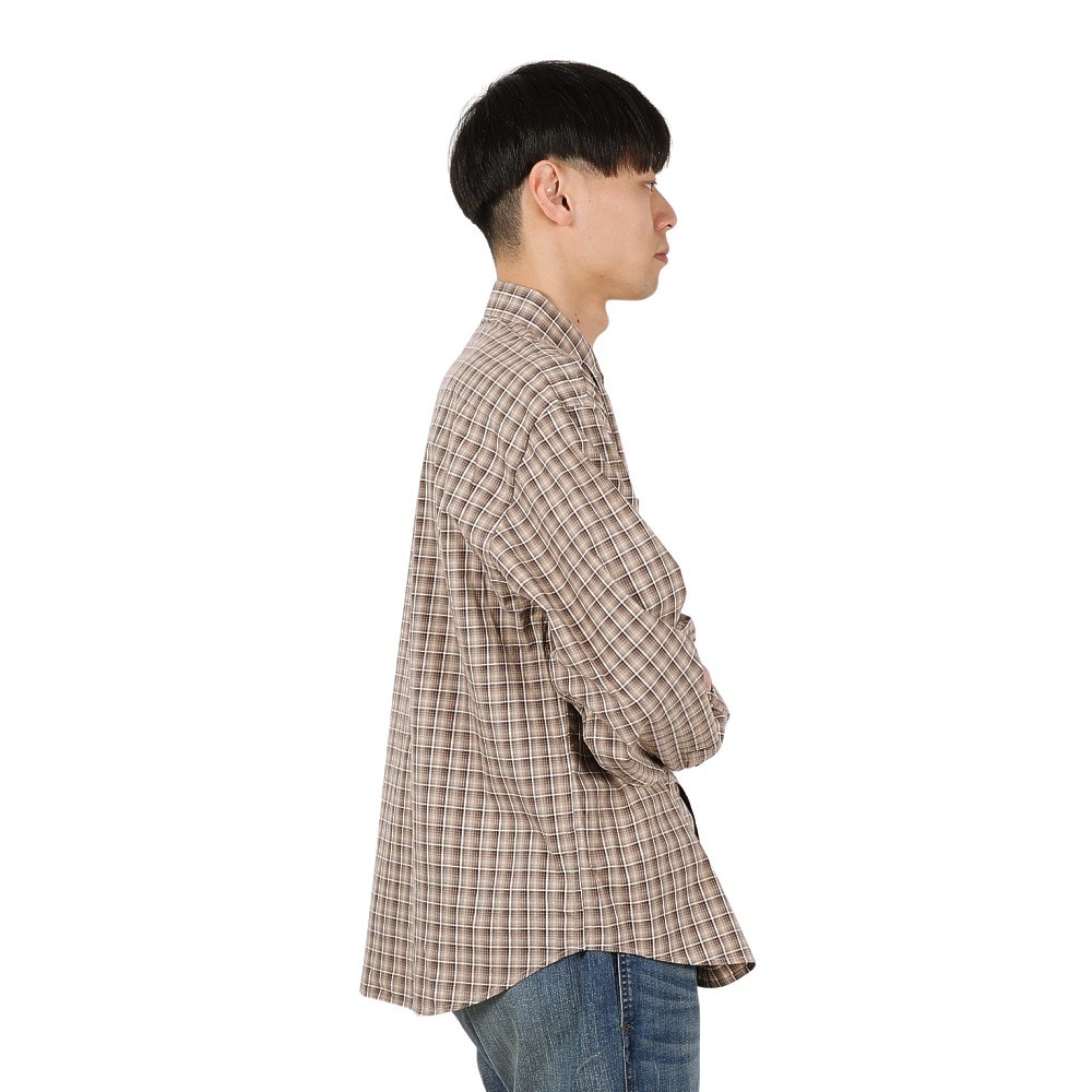 エクストララージ（XLARGE）（メンズ）PLAID 長袖 シャツ 101251014002-BEIGE