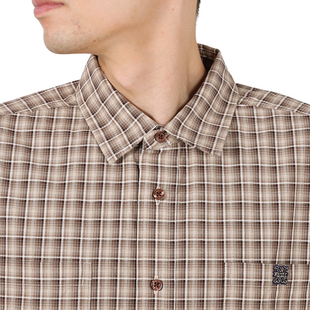 エクストララージ（XLARGE）（メンズ）PLAID 長袖 シャツ 101251014002-BEIGE