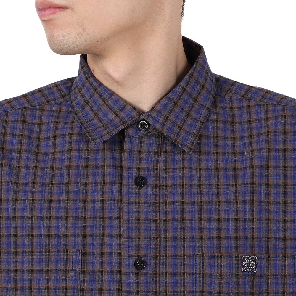 エクストララージ（XLARGE）（メンズ）PLAID 長袖シャツ 101251014002-NAVY